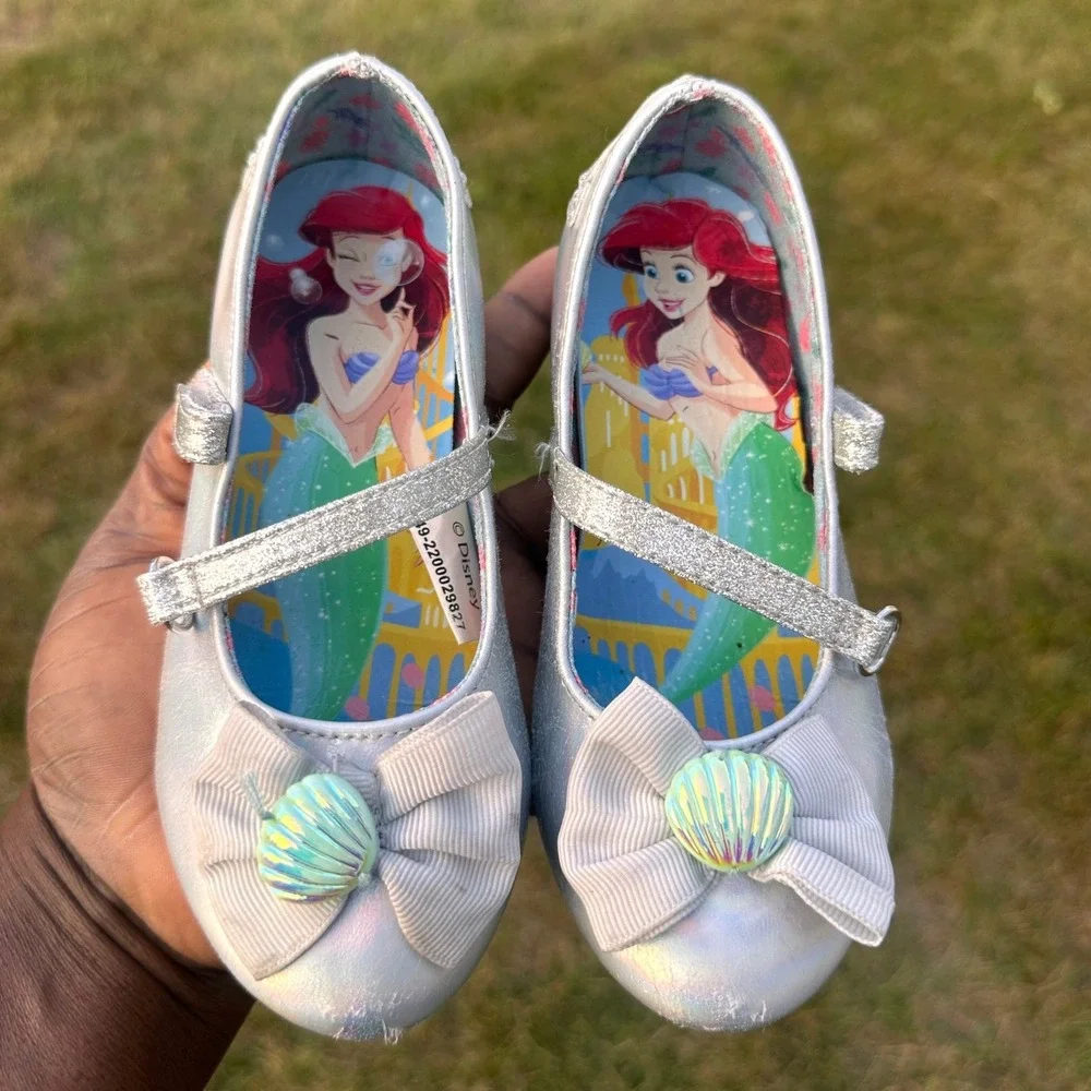Disney Princess Little Mermaid Ariel Costume Shoes Toddler Size 10